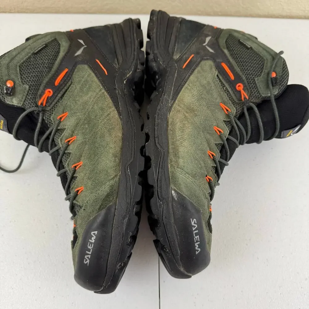 Salewa Alp Mate Mid WP Men's Hiking Boots Green Size 13
